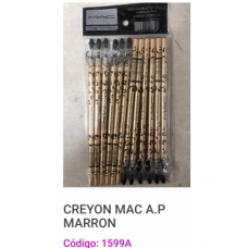 CREYON MAC A.PRINT X12NEGRO COD 1599N
